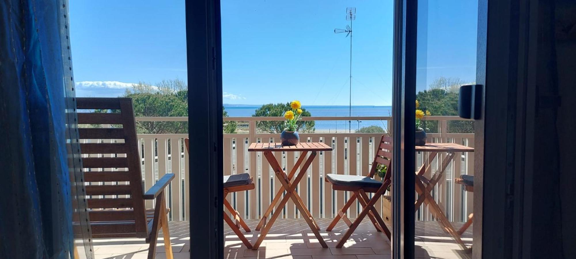Seaview Beach Front Grado Pineta Andromeda Bagian luar foto